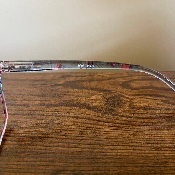 Women's Eyeglasses Jos Choo Multicolor Tortoise Shell Cat Eye Frames Only - Picture 2 of 7